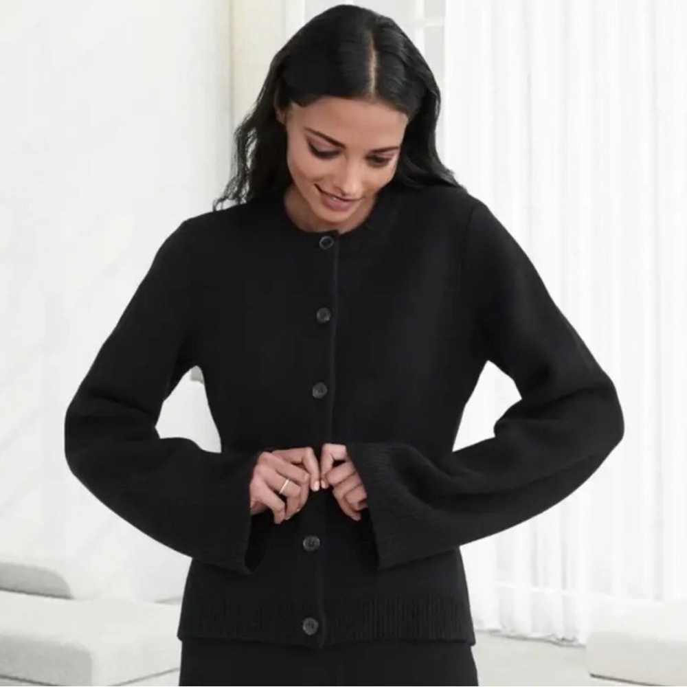 Women's Sheepskin-Like Cardigan Coat Sweater